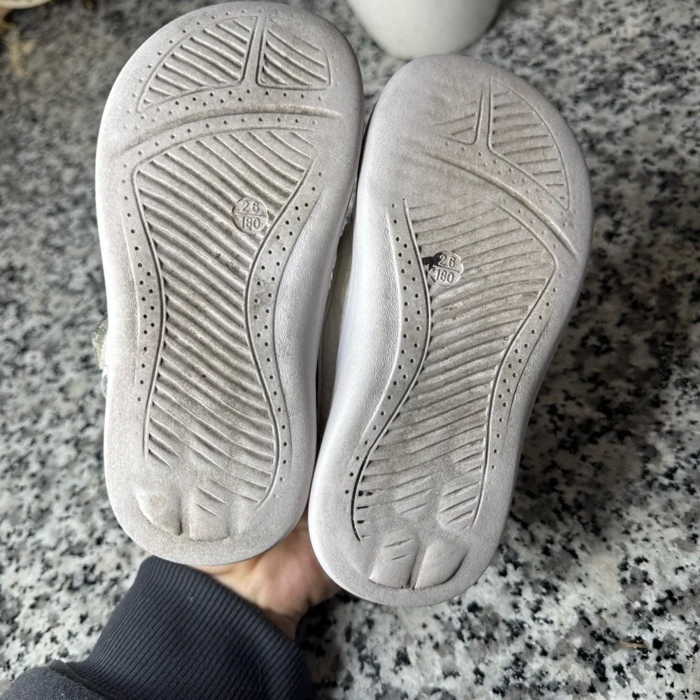 Fashion Girls Toddler White Summer Sandals Size 11.5